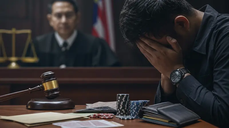 Pengadilan Malaysia: Utang dari Judi Tak Dapat Dijadikan Alasan Kebangkrutan